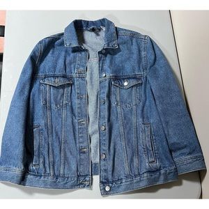 Blue Denim Jean Jacket Coat Size 10 🪬 #jean #denim #jacket #coat #jeanjacket